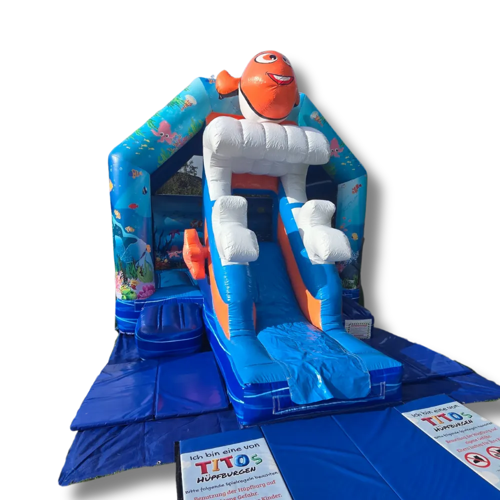 Hüpfburg Klackis Unterwasserwelt