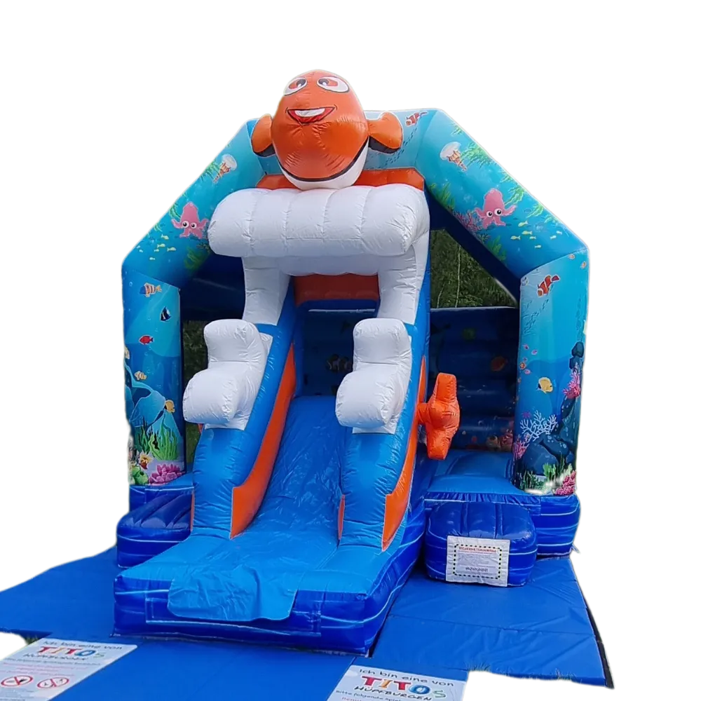 Hüpfburg Klackis Unterwasserwelt