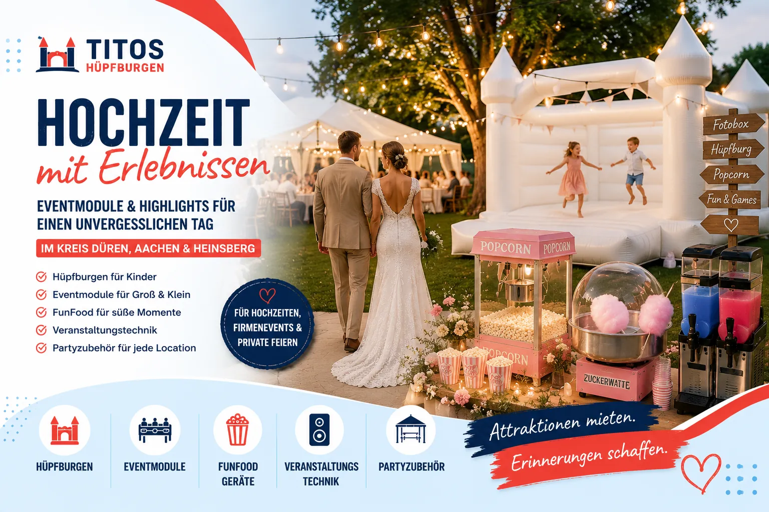 Eventmodule für Hochzeiten mieten, warum das eine gute Idee ist.