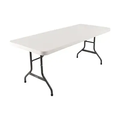 Plastic 6 Foot Folding Banquet Table
