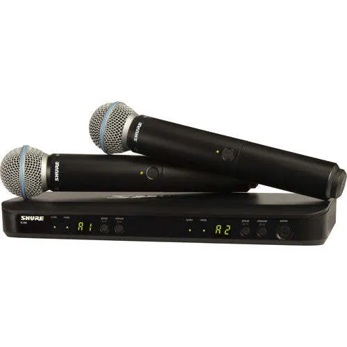 Shure BLX288/B58 Dual-Channel Wireless Handheld Microphone System
