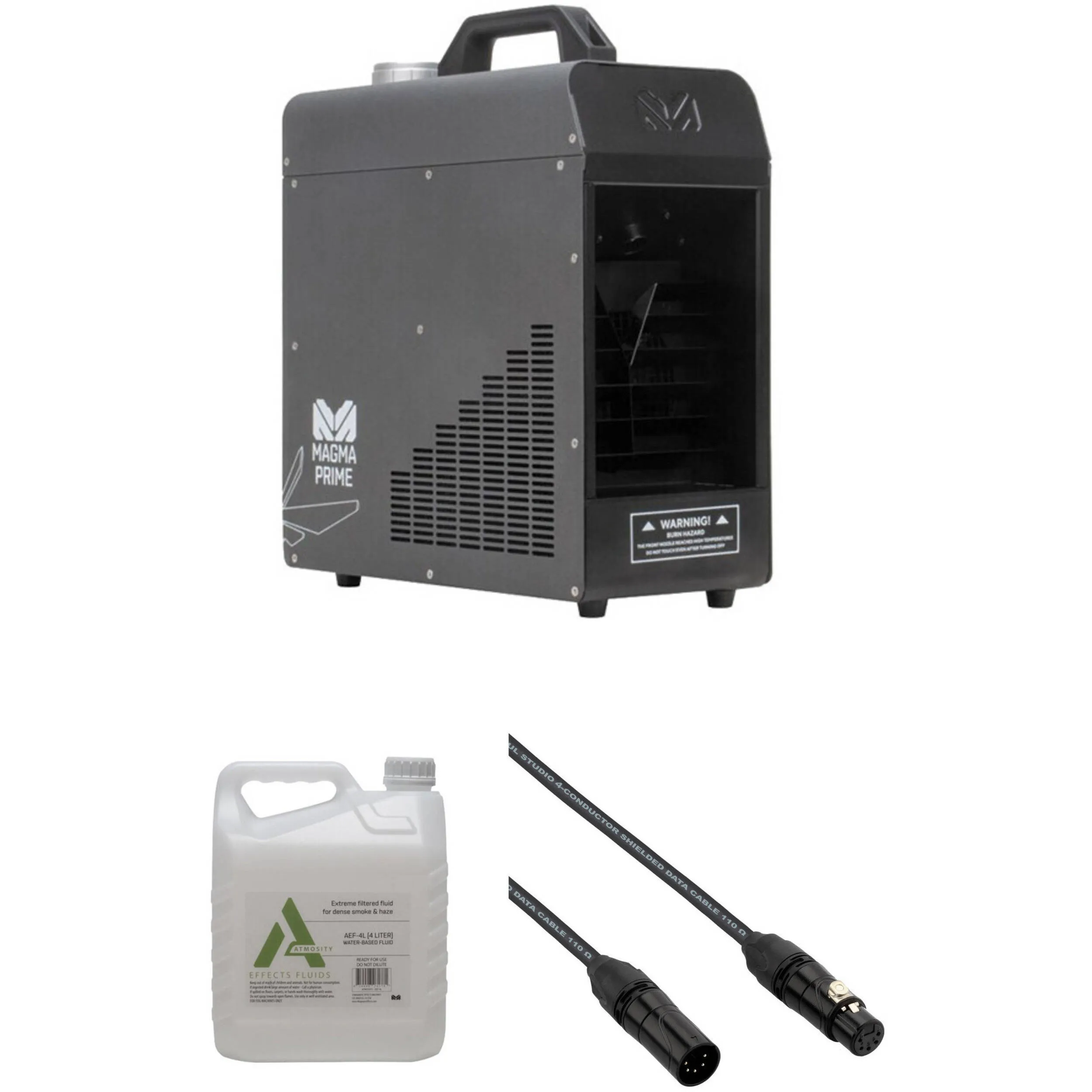 Elation Professional MAGMA PRIME 700W Haze Machine Kit with Fog Fluid and DMX Cable