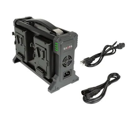 V Mount Quad Charger