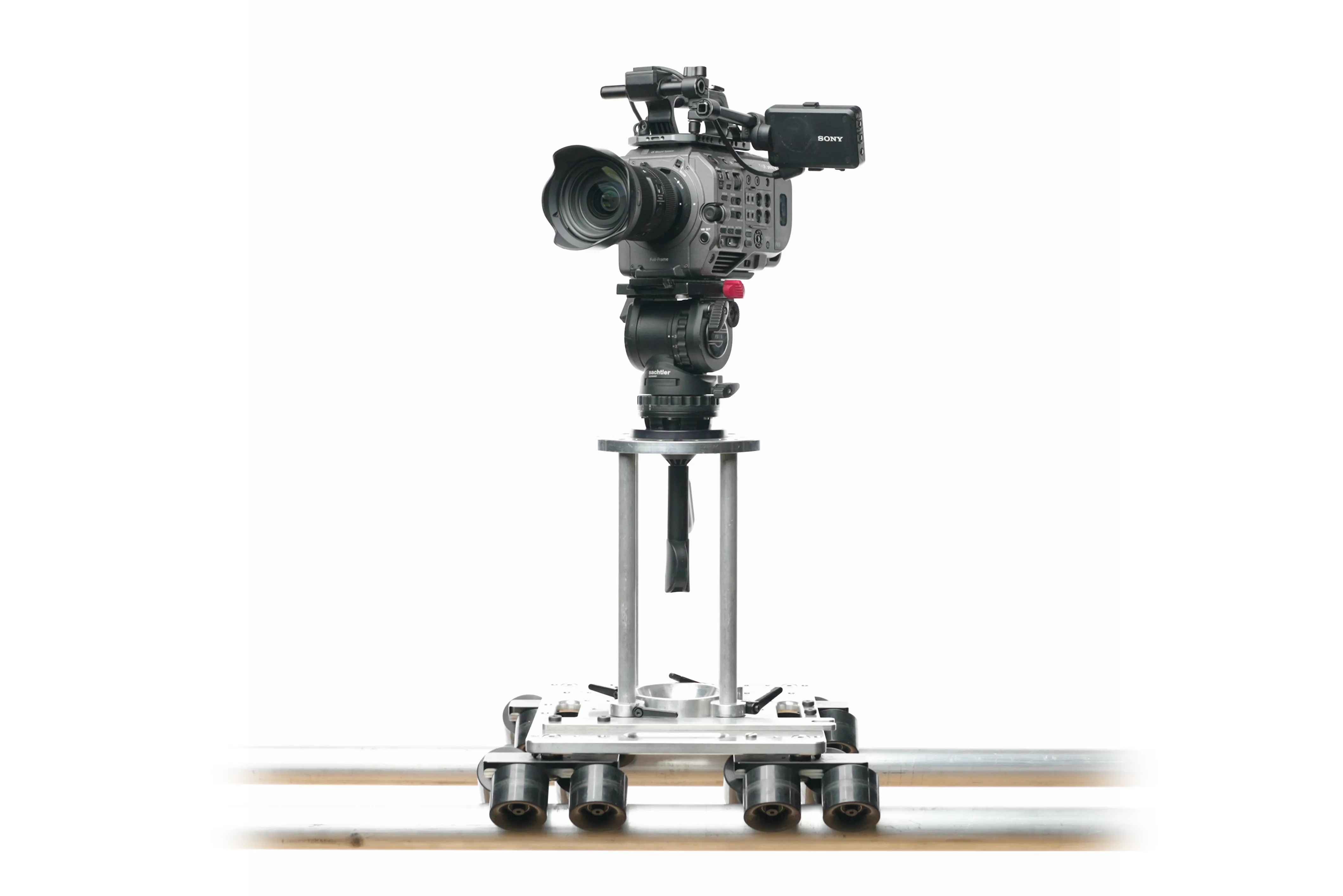 "Jesse Dolly" - slider type dolly with adjustable riser