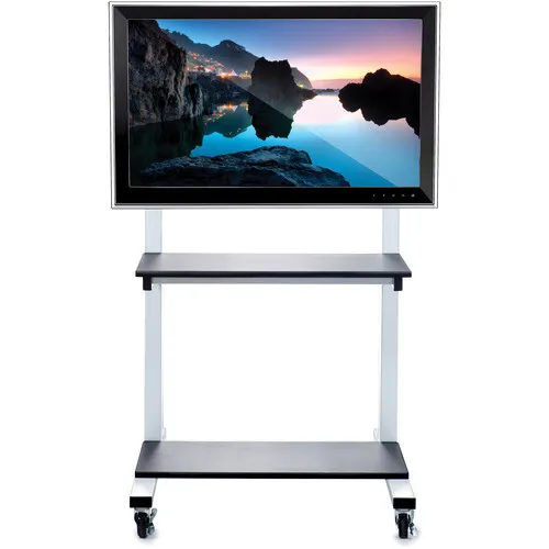 LG OLED G3 65" TV on Heavy Duty Crank Adjustable Rolling Stand