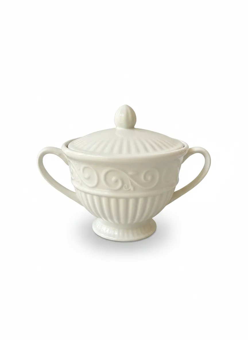 Ceramic sugar Container with Lid 