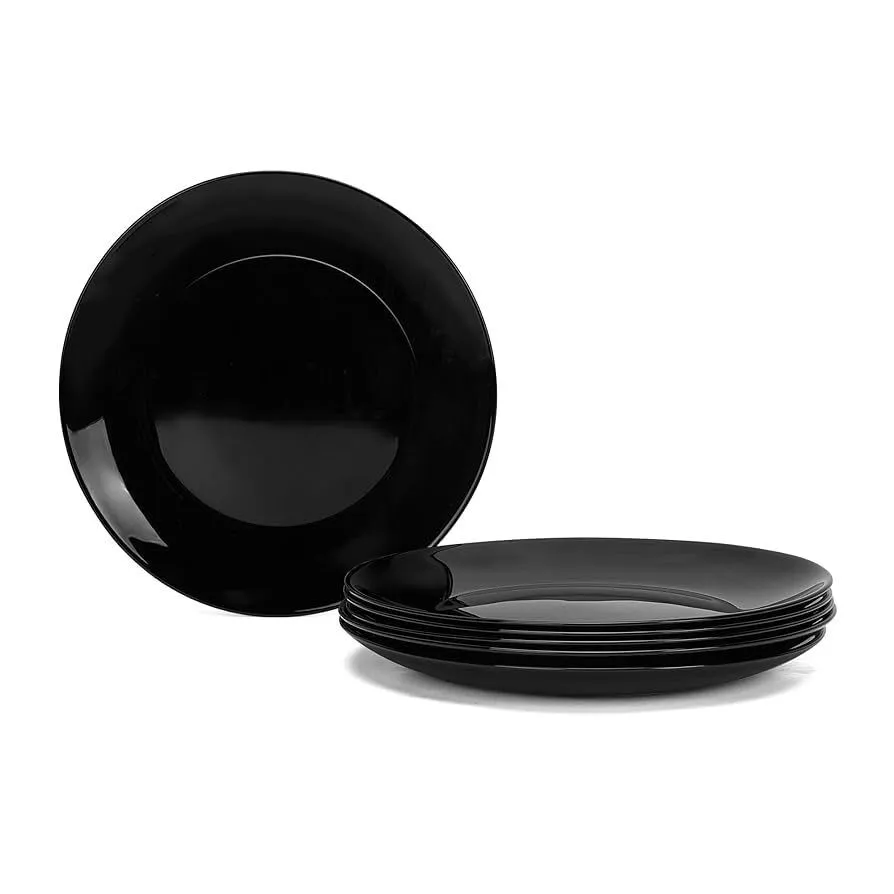 Black Glossy Dinnerware Set