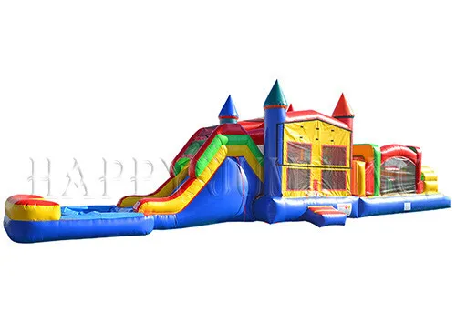 Rainbow Fun Combo Bounce House