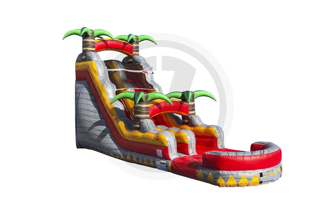 Lava Rush Triple Water Slide