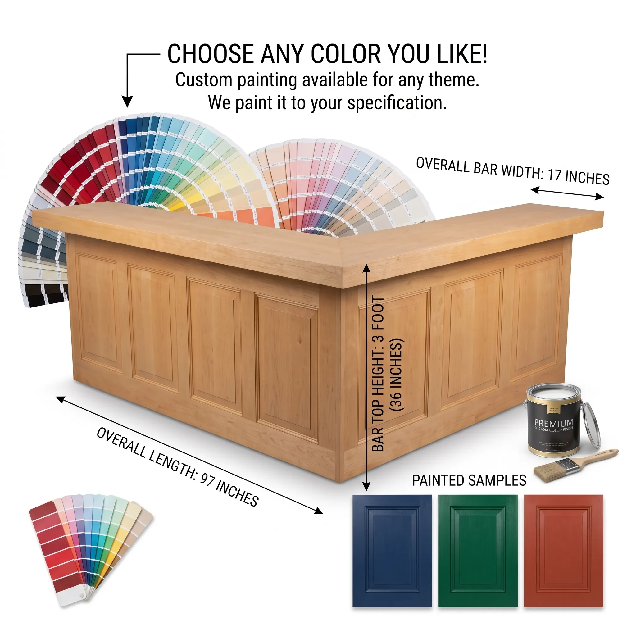 Premium Custom Color Bar