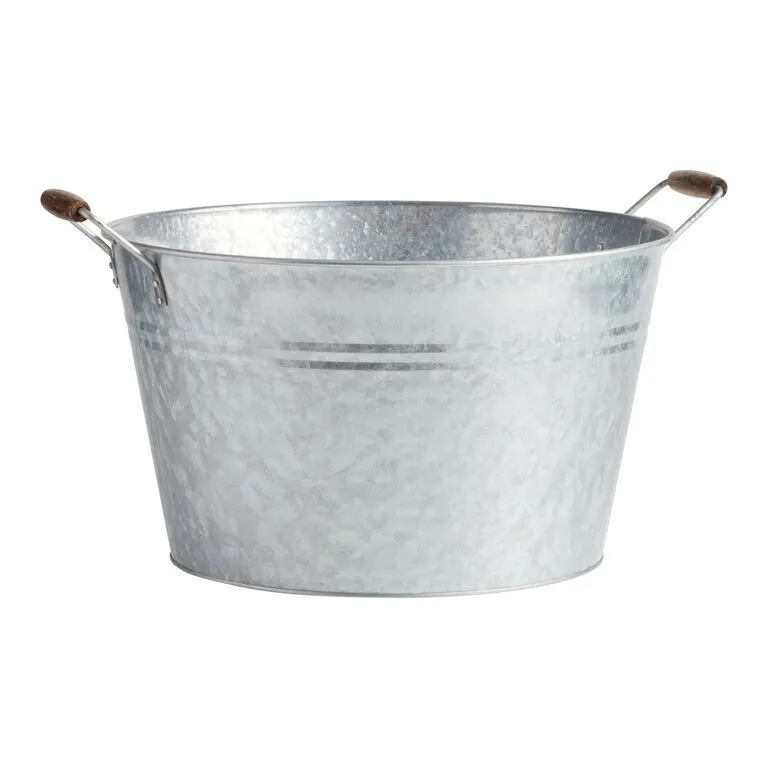 GALVANIZED BEVERAGE TUB 