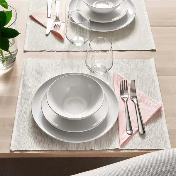 White Classic Coupe Dinnerware Set