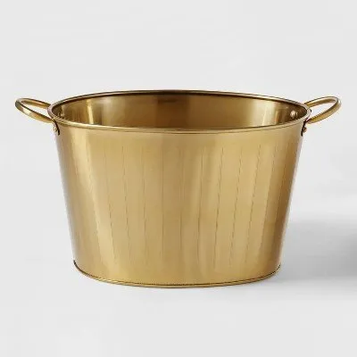 GOLD BEVERAGE TUB