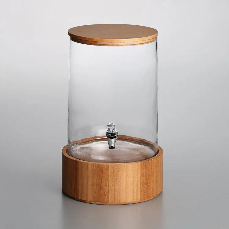 3 GAL WOOD BEVERAGE DISPENSER
