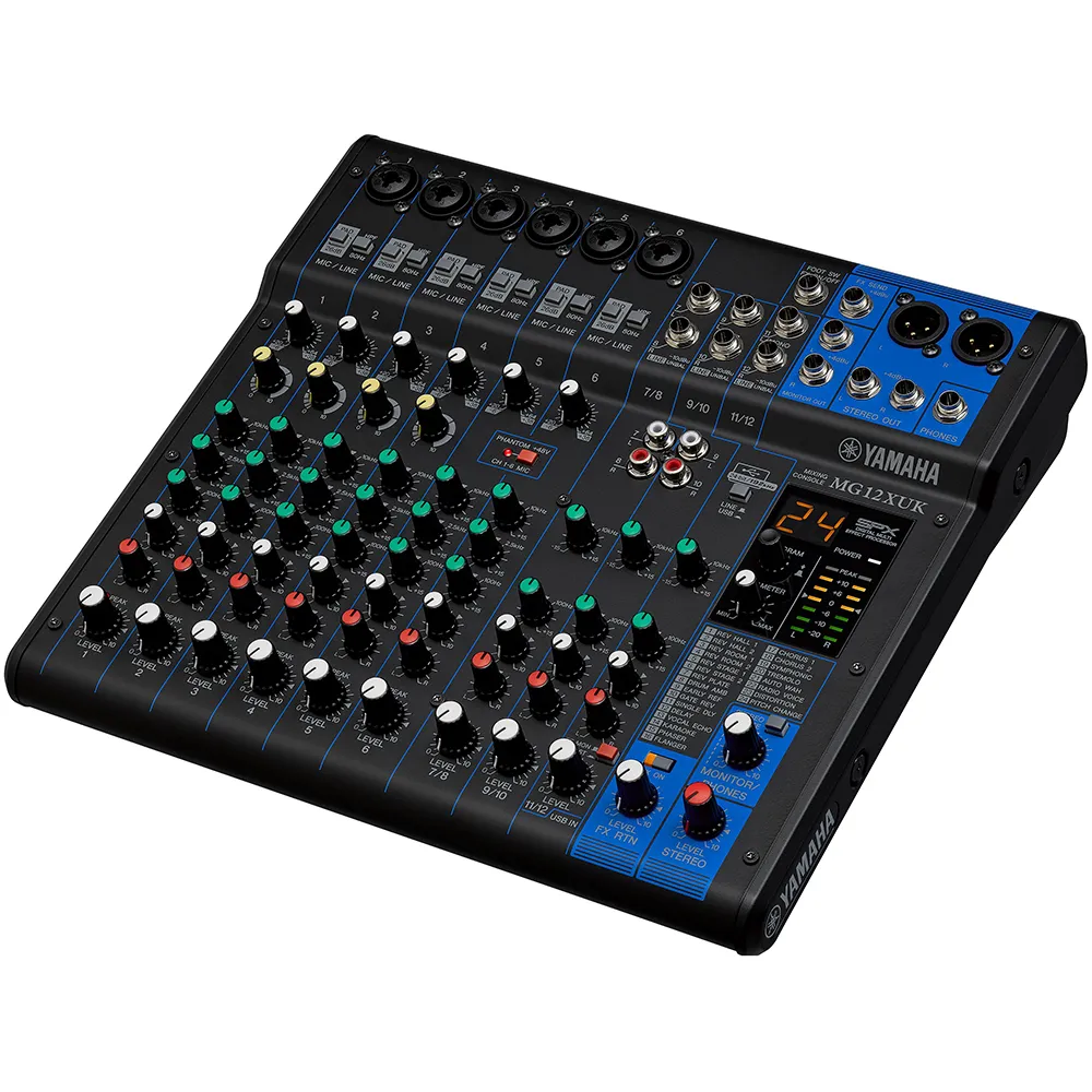 Yamaha 12 Channel Analog Mixer w/USB & Effects