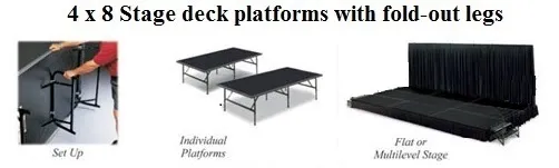 Fold Out 4 x 8 Stage