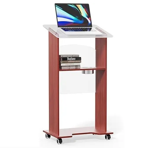 Cherry Acrylic Wooden Podium