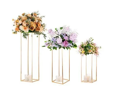Gold Colour Rectangular centre piece