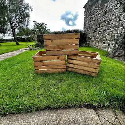 Wooden crates