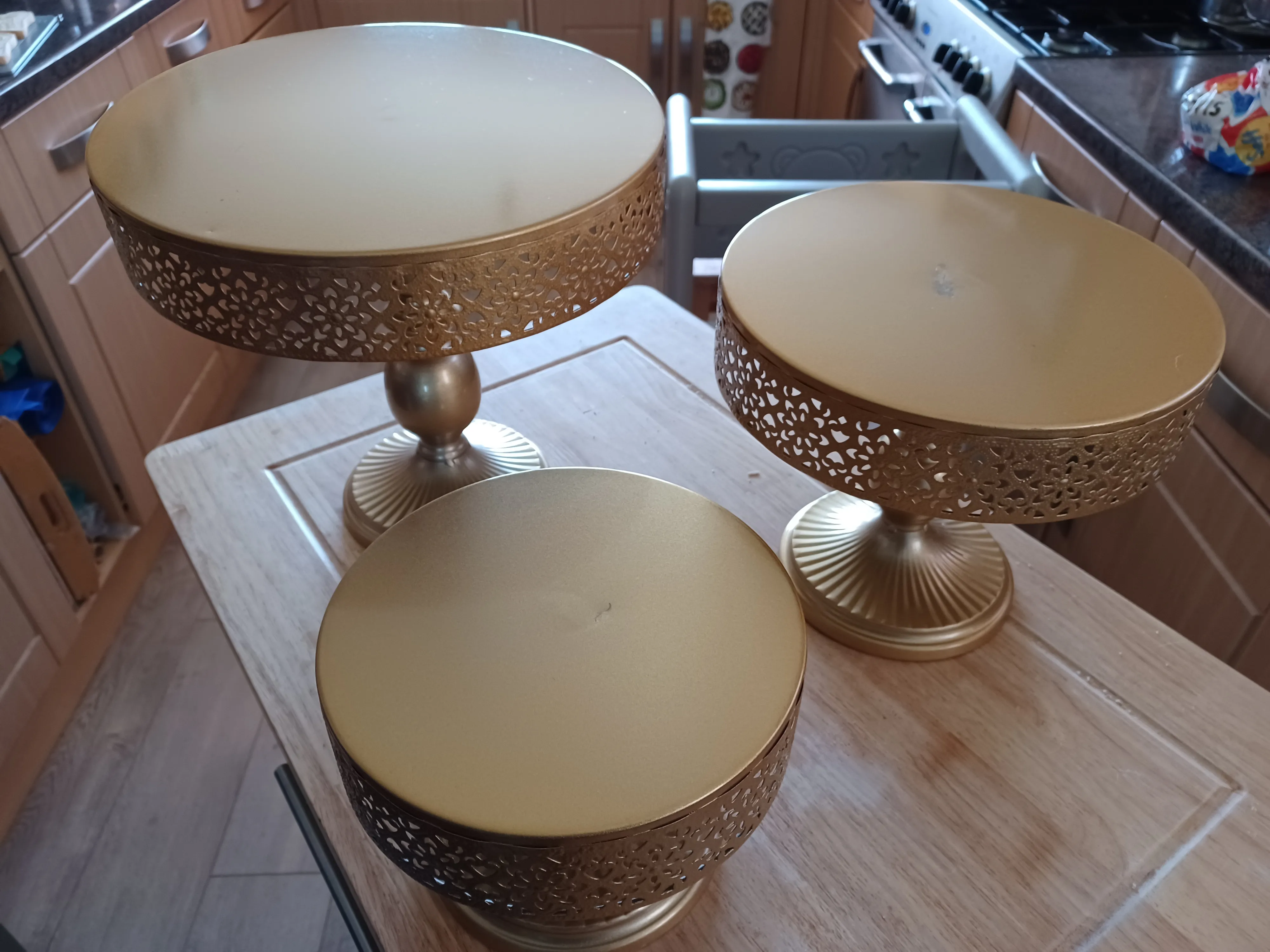 Gold Cake stand