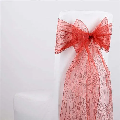 RED Organza Sash