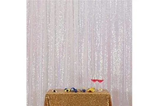 Sequin back drop