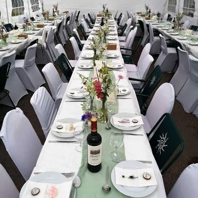 Sage Green Table runner