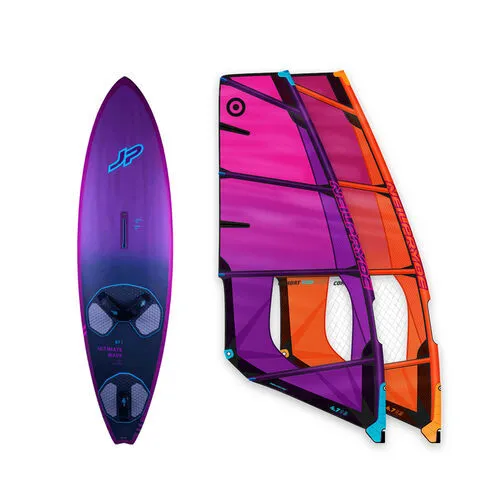 Pro Windsurf Wave Set 1 board 2 Sails