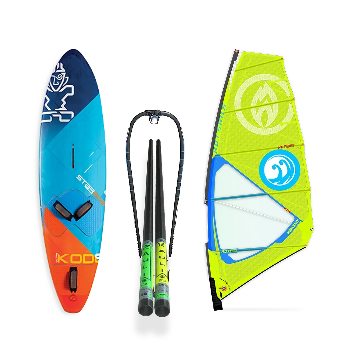 Kanaha Kai Windsurf Rental Set 2 Sails 1 Board