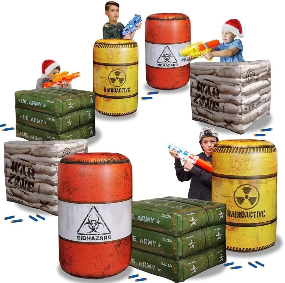 NERF BATTLEFIELD - 6 Hour Rental - 8 Battlefield Props