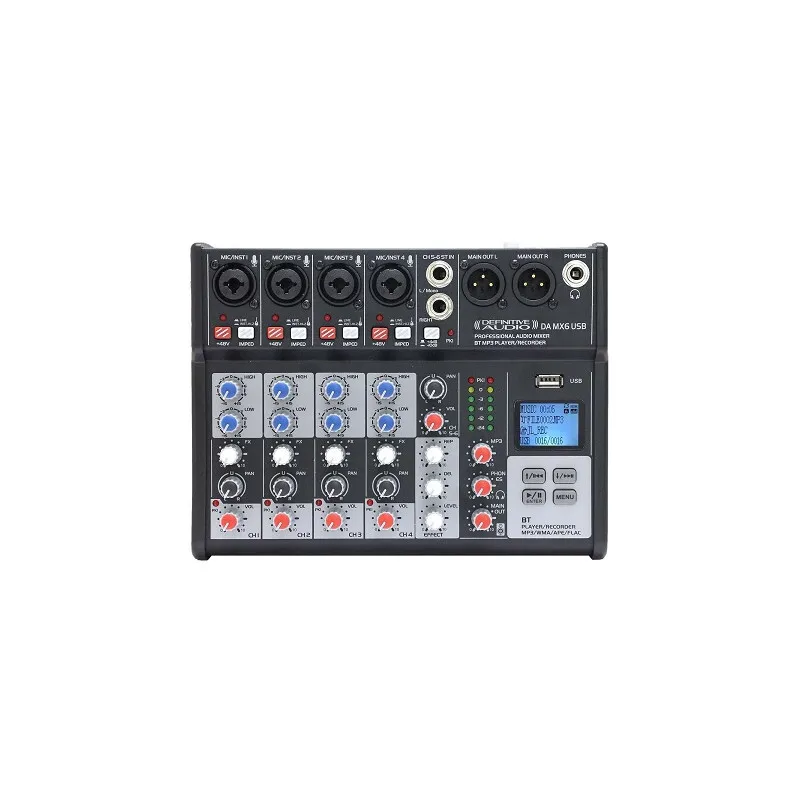 Console de mixage DA MX6 USB "Definitive Audio"