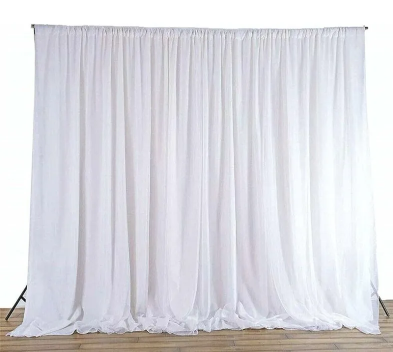Rideau de mariage blanc 3x3m