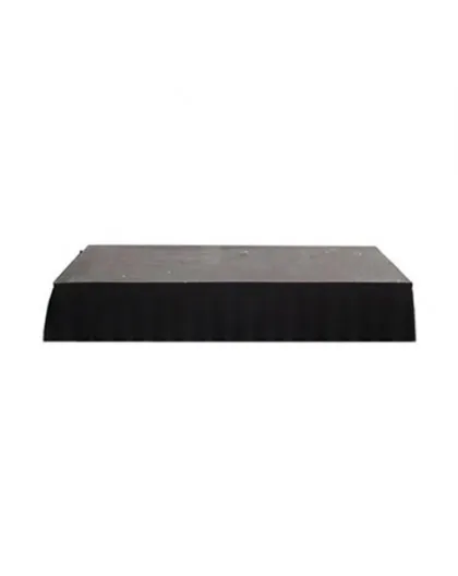 Juponnage noir praticable 3m