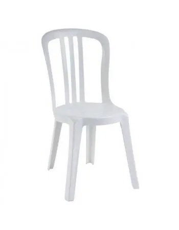 Chaise Plastique Blanche "MIAMI"