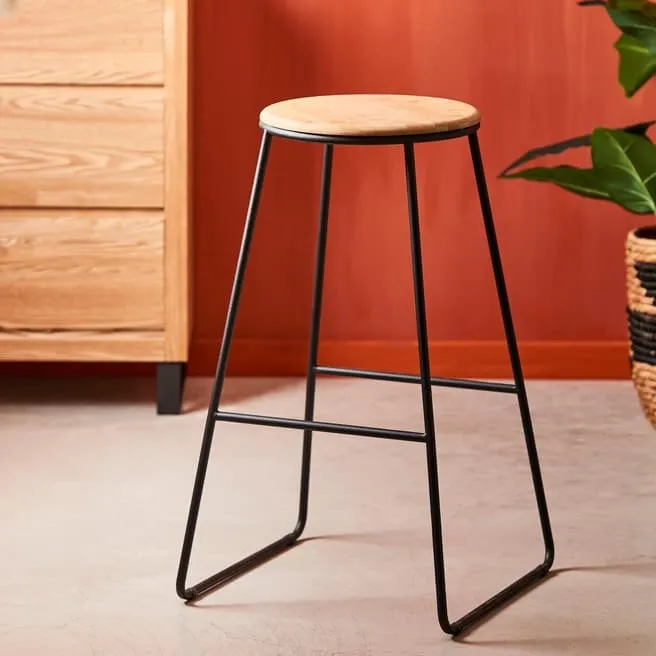 Tabouret Bois Métal