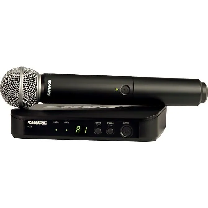 Microphone SM58 HF "SHURE" avec récepteur