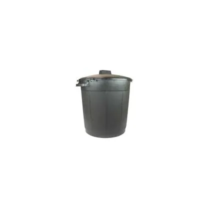 Poubelle d'éxtérieur noir 80L