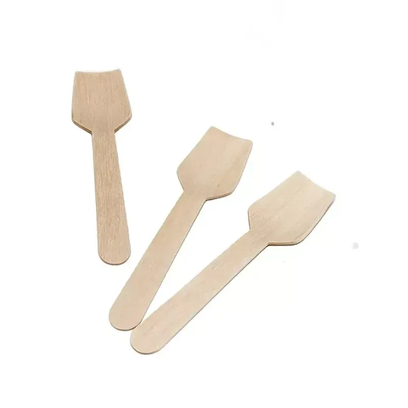 Mini cuillère carrée bois 95 mm x100