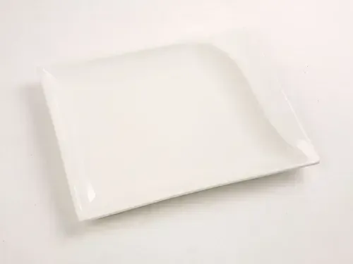 Assiette Rectangulaire Crème 21*15 "Lina"
