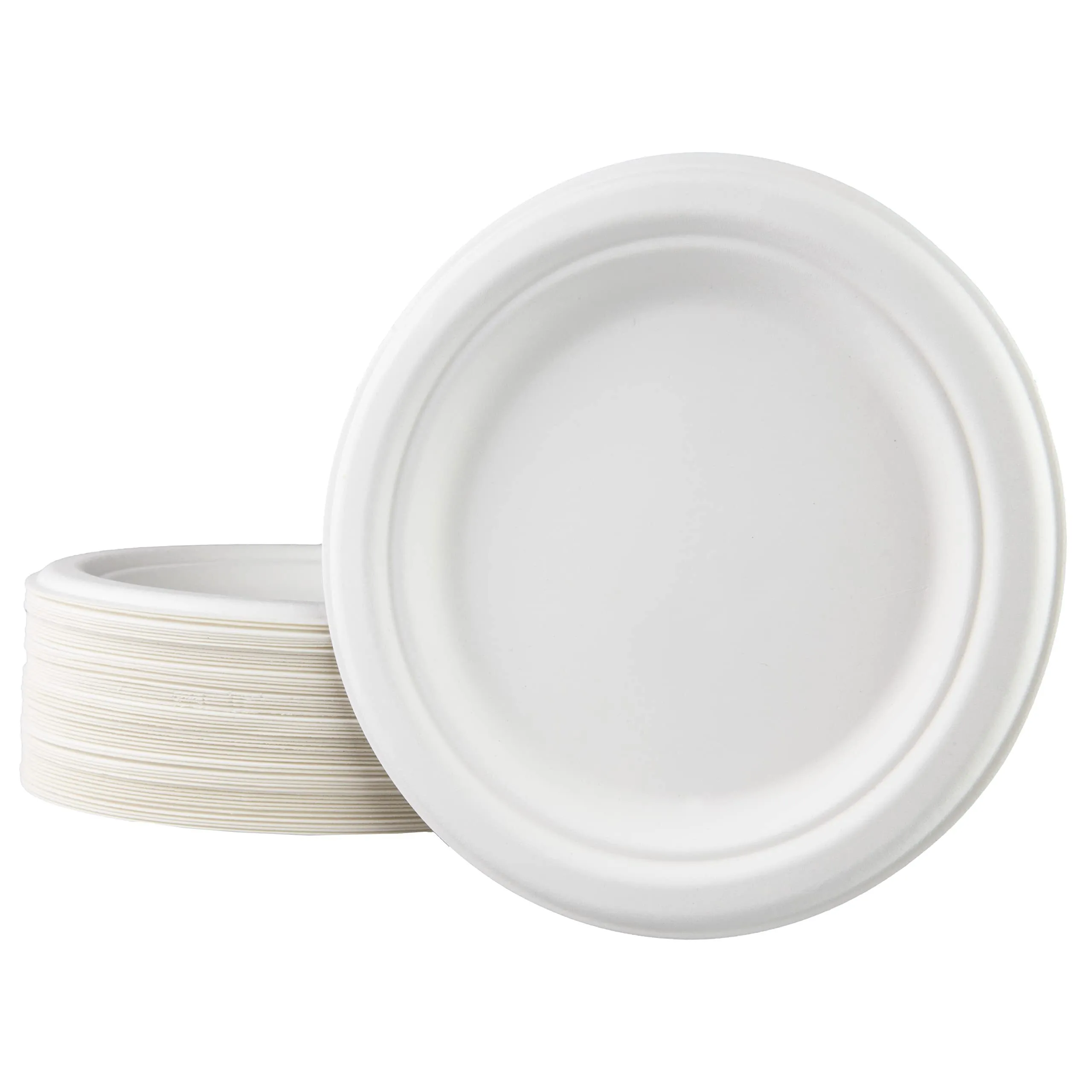 Assiette pulpe de canne ∅ 230 mm x50