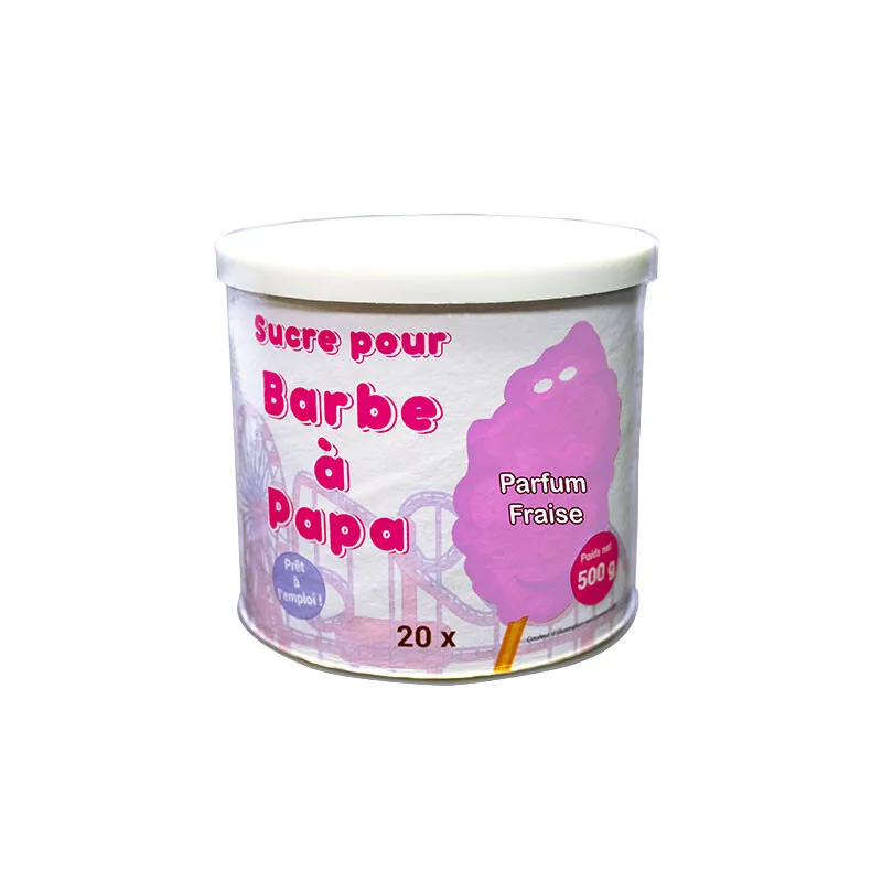 sucre barbe à papa 500g pour 20 barbe à papa