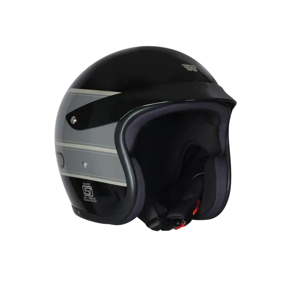 Royal Enfield Open Face BlackGrey (XL)