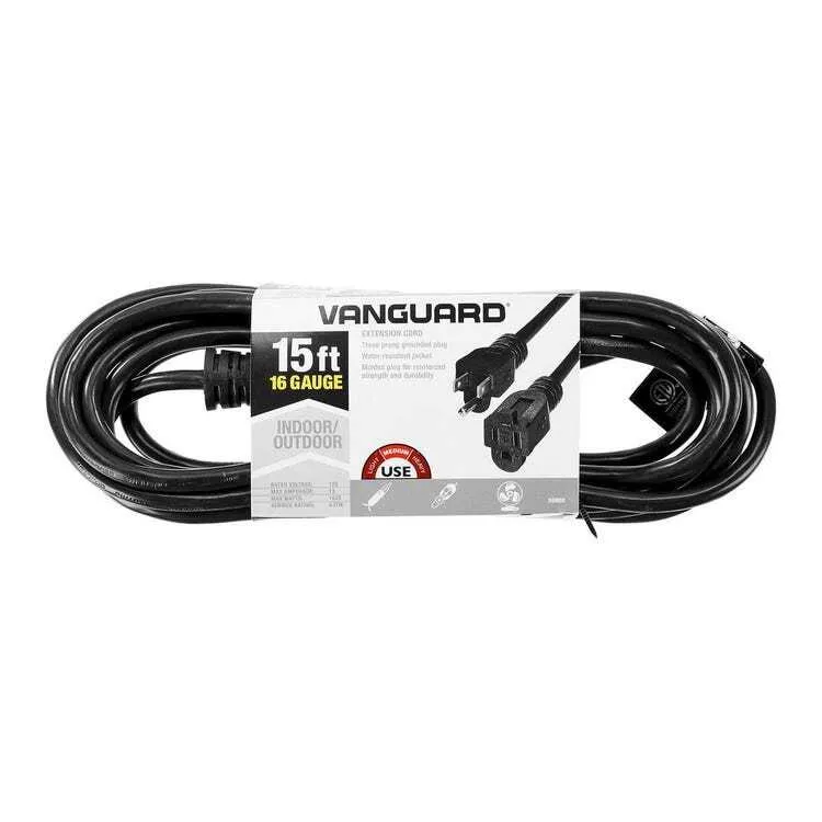 Black 15ft extension cord
