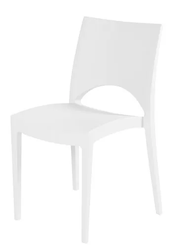 Designer White Plastic Chair