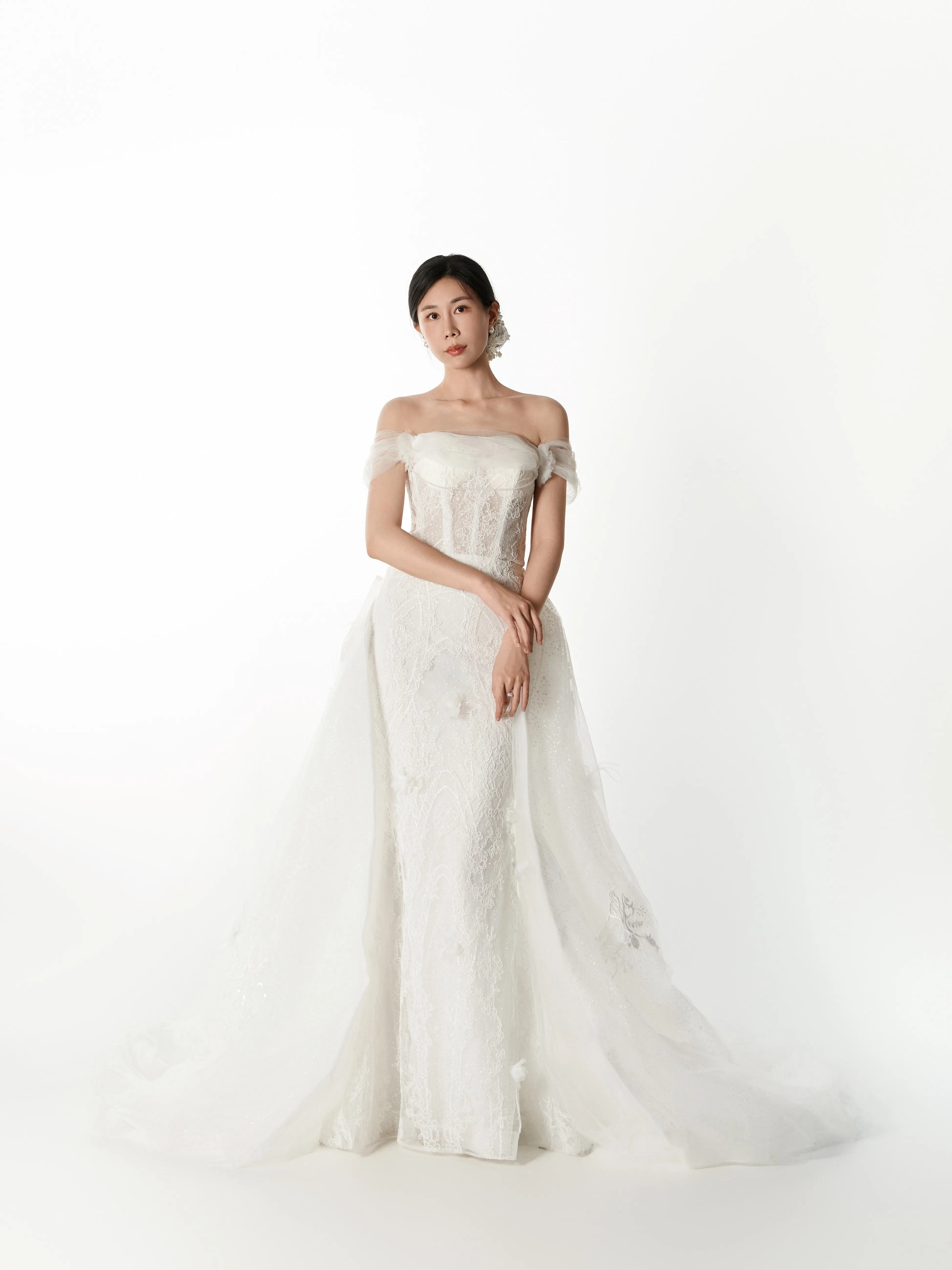 Look 6 - Héron Blanc dans la Brume