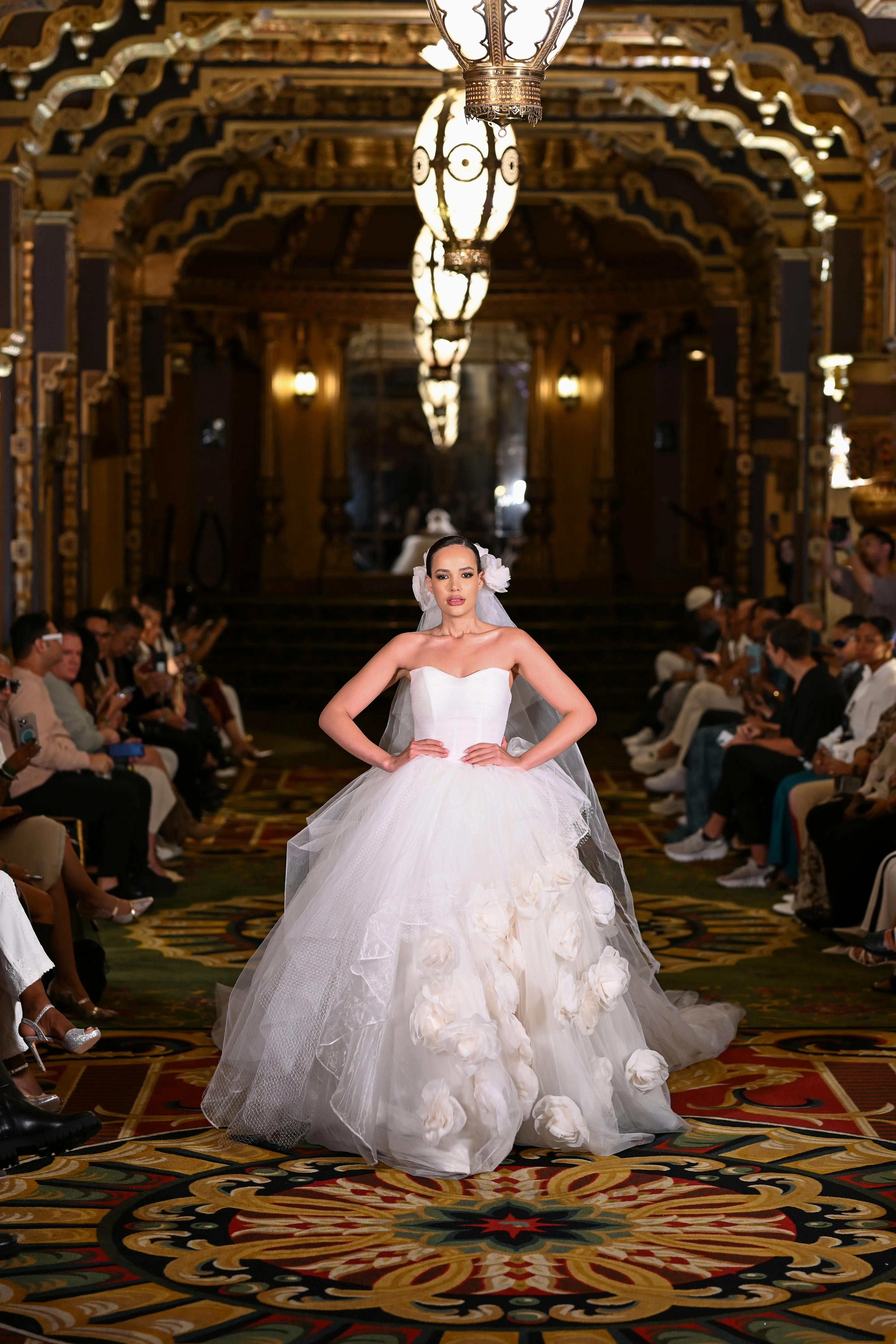 Look 16 - Egrets on Floating Flowers