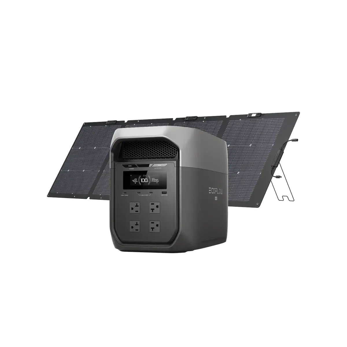 EcoFlow 2048Wh Power Station + 220W Solar Panel Bundle