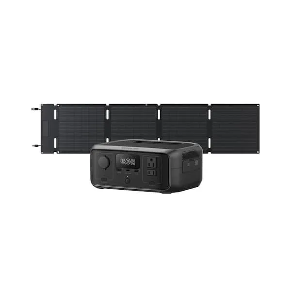 EcoFlow 245Wh Power Station + 100W Solar Panel Bundle