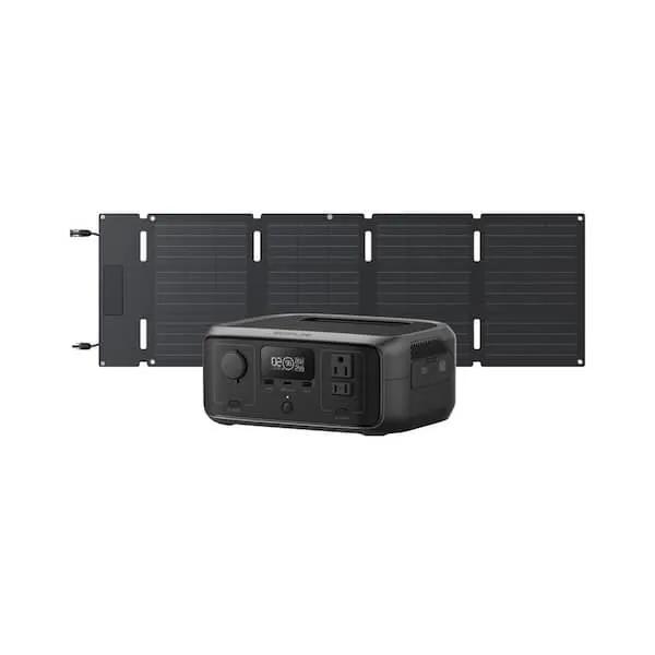 EcoFlow 245Wh Power Station + 45W Solar Panel Bundle