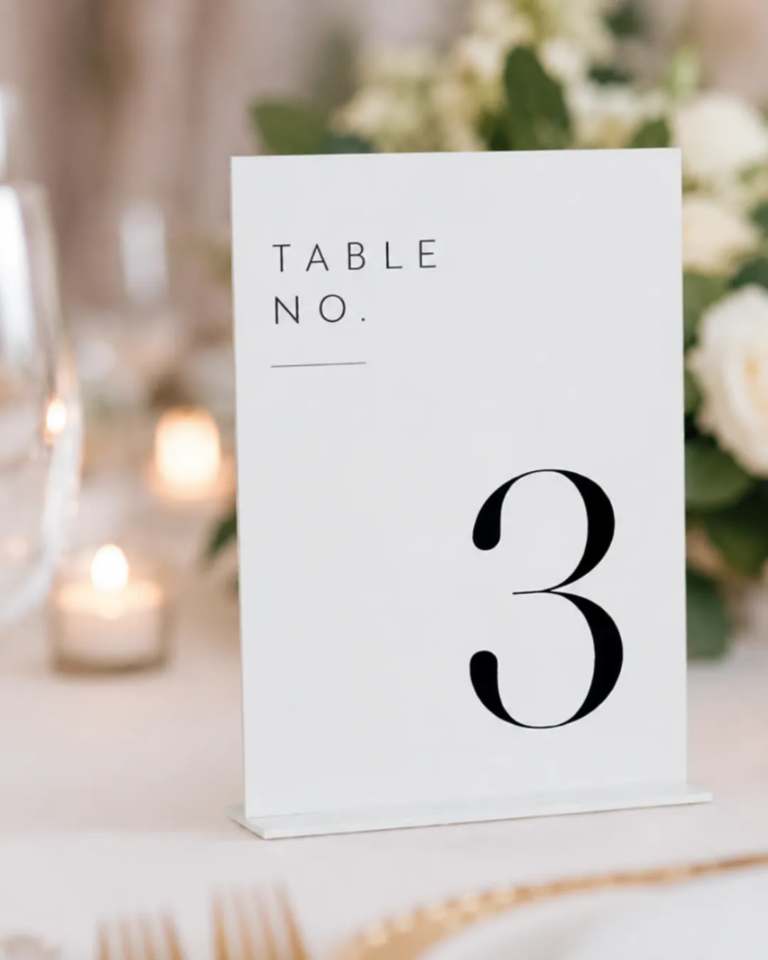 Table numbers